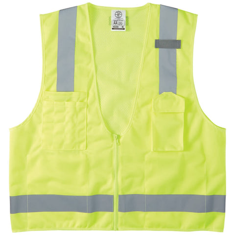 Klein 60268 Safety Vest, High Visibility Reflective Vest - Ace Tool Group - Klein