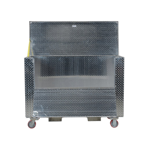 Vestil Alum Tool Box Fold Dwn Caster/Fork 30x60 - Ace Tool Group - Vestil