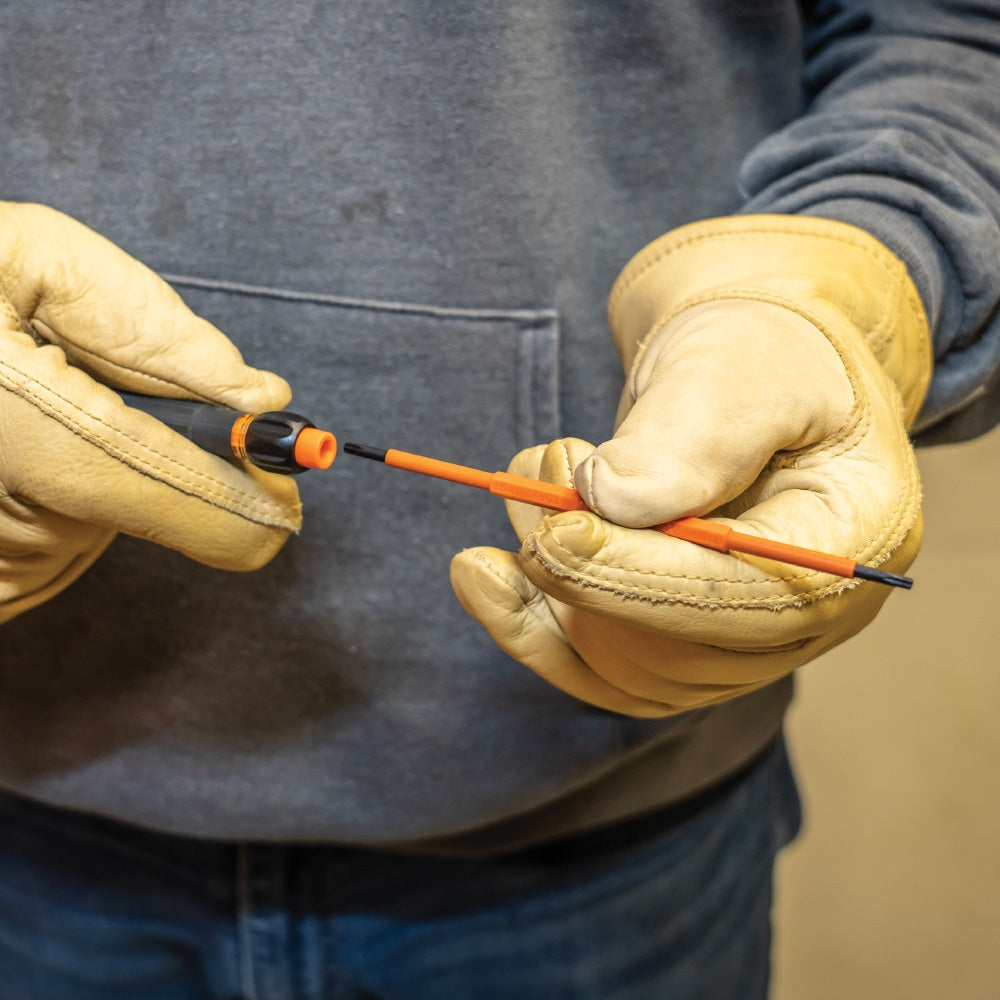 Klein Tools 13158INSP Torx Insul Screwdriver Blades, 2-Pk - Ace Tool Group - Klein