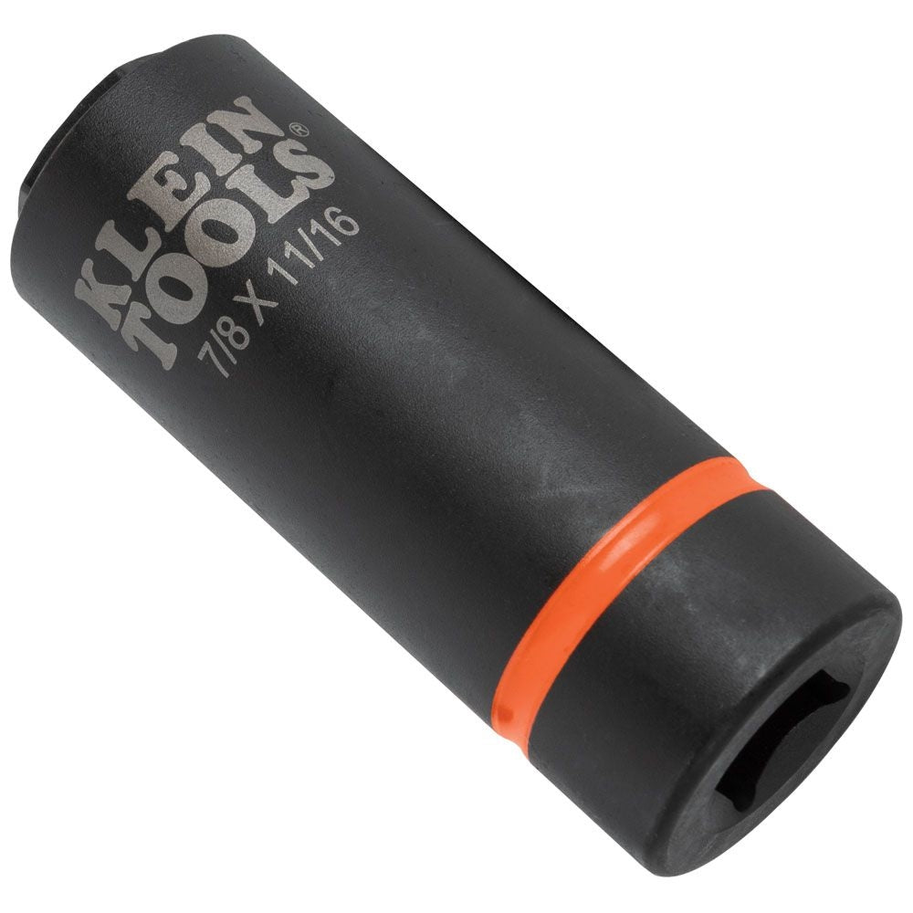 Klein 66064 2-in-1 Impact Socket, 6pt 7/8 11/16 in. - Ace Tool Group - Klein