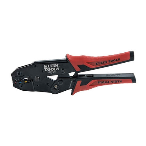 Klein 3005CR Ratcheting Crimper, 10-22 AWG - Ace Tool Group - Klein