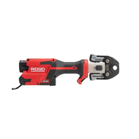 Ridgid 78218 RP 251 Press Tool Battery Kit (1/2"-3/4") Rings with C1 Actuator - Ace Tool Group - Ridgid