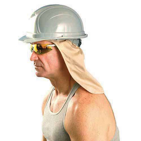 Occunomix 971-KHK Hard Hat Sweatbnd W/Neck Shade - Ace Tool Group - Occunomix