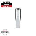 Milwaukee 45-34-9049 1/4 in. Drive 11mm Metric 6-Point Deep Socket - Ace Tool Group - Milwaukee
