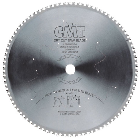 CMT 226.090.14 14-Inch Dry Cut Steel Saw Blade - Ace Tool Group - CMT
