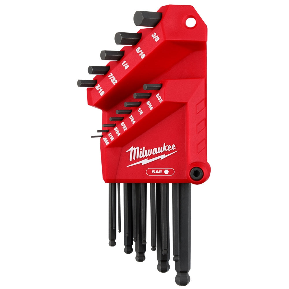 Milwaukee 13-Key Ball End  L-Key Set - SAE - Ace Tool Group - Milwaukee