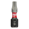 Milwaukee 48-32-4136 SHOCKWAVE Impact Torx T25 Insert Bits 25PK - Ace Tool Group - Milwaukee