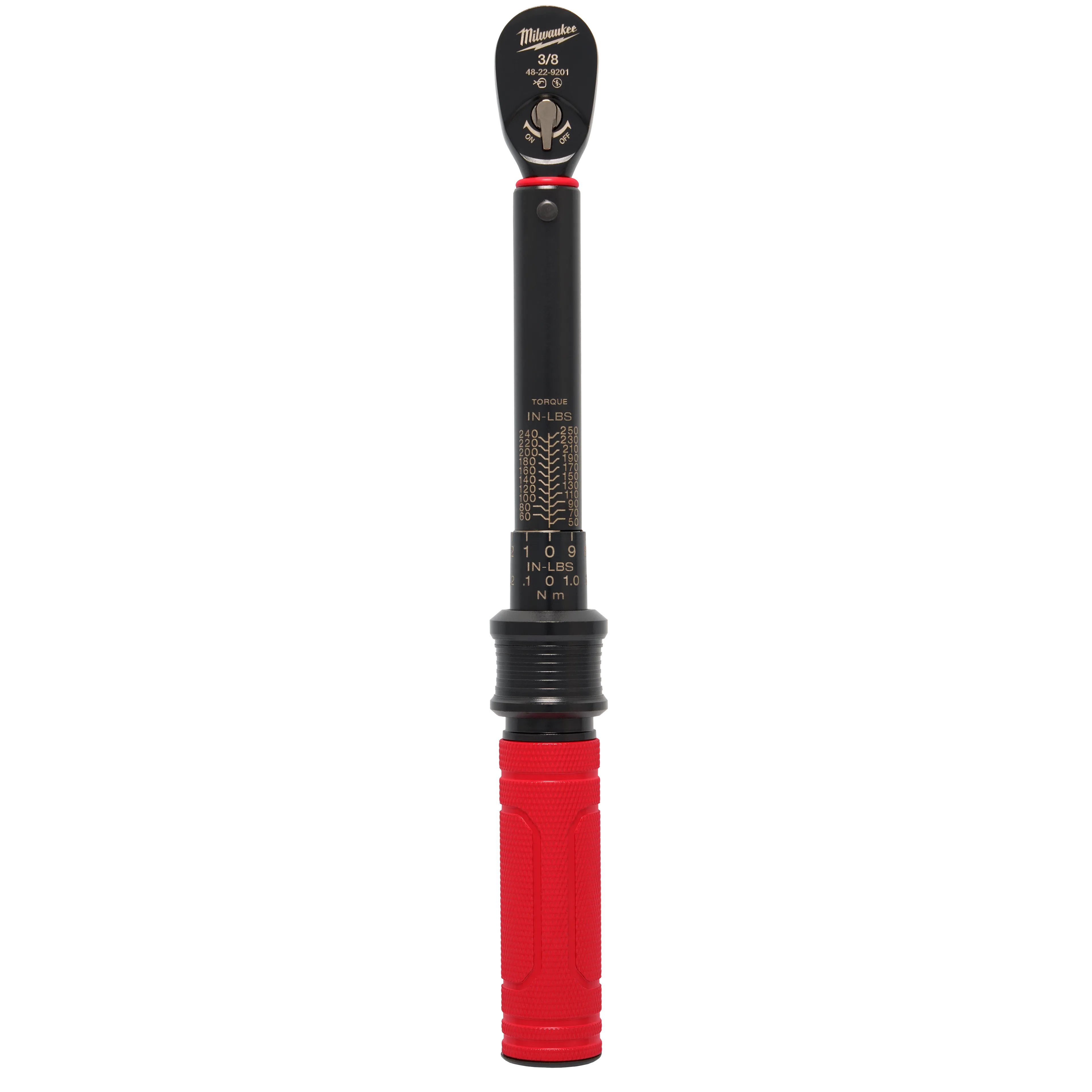 Milwaukee 48-22-9201 3/8” Drive Click Torque Wrench (50-250 in·lbf) - Ace Tool Group - Ace Tool Group