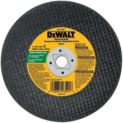 Dewalt Dw3509 6-1/2" Concrete Abrasive Saw Blade (Bulk) (25) - Ace Tool Group - DeWalt