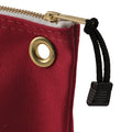 Klein 5539LRED Canvas Bag with Zipper, Large Red - Ace Tool Group - Klein