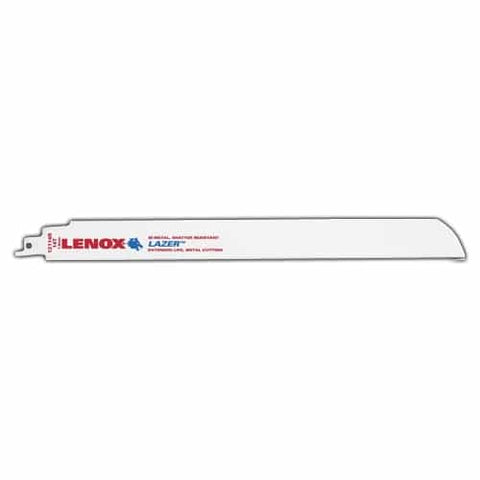 Lenox Lazer Metal Cutting Reciprocating Saw Blade Bi-Metal 12-Inch 14 Tpi 25/Pk - Ace Tool Group - Lenox