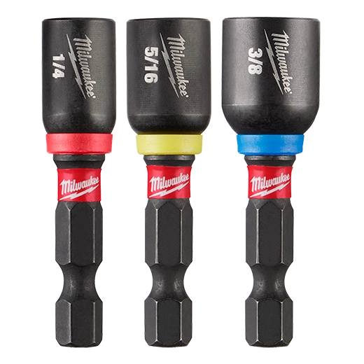 Milwaukee 49-66-4561 SHOCKWAVE Impact Duty 1-7/8" Magnetic Nut Driver Set 3PC - Ace Tool Group - Milwaukee