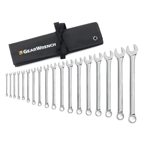 GearWrench 81917 18pc 12 Point Long Wrench Set - Ace Tool Group - Gearwrench