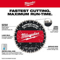 Milwaukee 49-93-7540 14" Diamond Ultra Segmented Blade - Ace Tool Group - Milwaukee