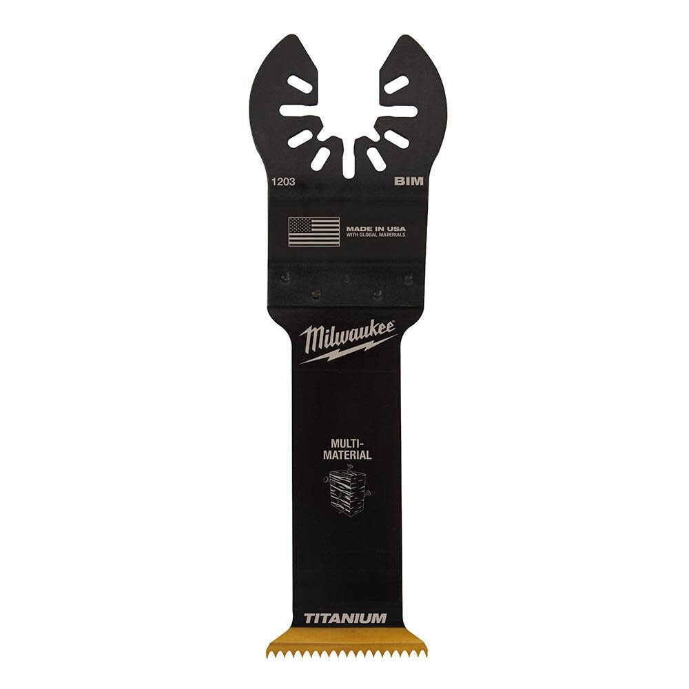Milwaukee 49-25-1203 Milwaukee OPEN-LOK 1-1/4" TITANIUM ENHANCED BI-METAL MULTI-MATERIAL BLADE 1PK - Ace Tool Group - Milwaukee