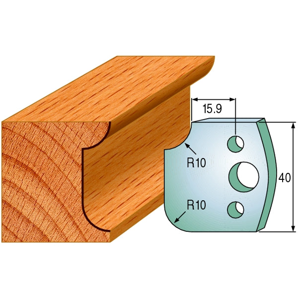 CMT 690.175 Pair of Profiled Knives for Shaper Cutters - Ace Tool Group - CMT