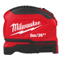 Milwaukee 48-22-1826 8m/26ft Auto-Lock Tape Measure 6 Pack - Ace Tool Group - Milwaukee