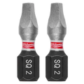 Milwaukee 48-32-4622 SHOCKWAVE 6 in. SQ1 Impact Driver Bit 3 Pack - Ace Tool Group - Milwaukee