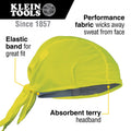 Klein Tools 60546 Cooling Do Rag, Hi Viz, 2-Pack - Ace Tool Group - Klein