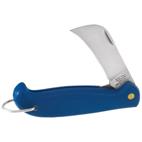 Klein 1550-24 Pocket Knife, 2-3/4 in. Hawkbill Slitting Blade - Ace Tool Group - Klein