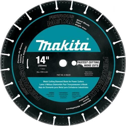 Makita A-96229 14" Diamond Blade Metal Cutting - Ace Tool Group - Makita