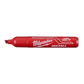 Milwaukee 48-22-3256 INKZALL Large Chisel Tip Red Marker 12 Pack - Ace Tool Group - Milwaukee