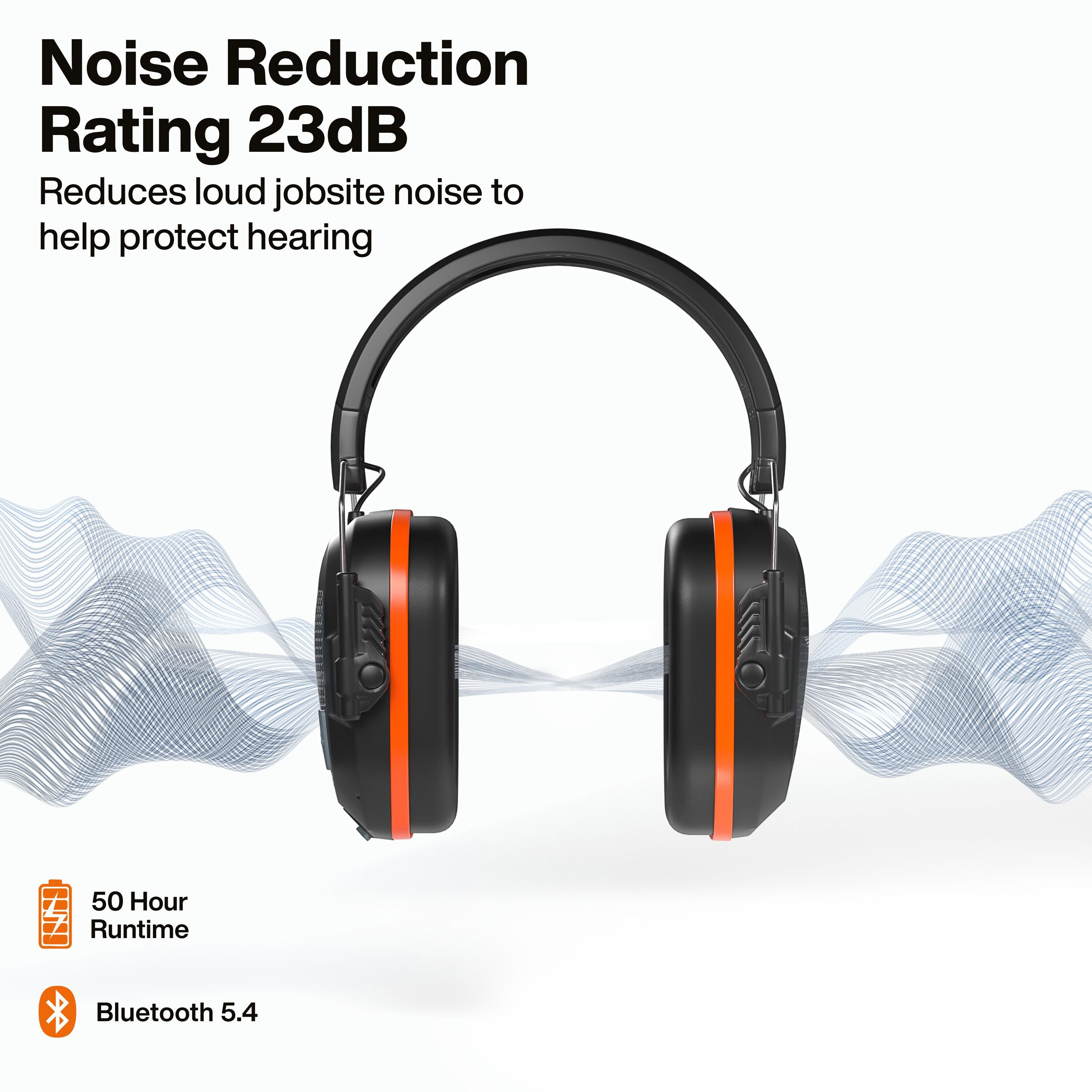 Klein KLE-AESEM2 Slim Bluetooth® Earmuffs - Ace Tool Group - Klein Tools