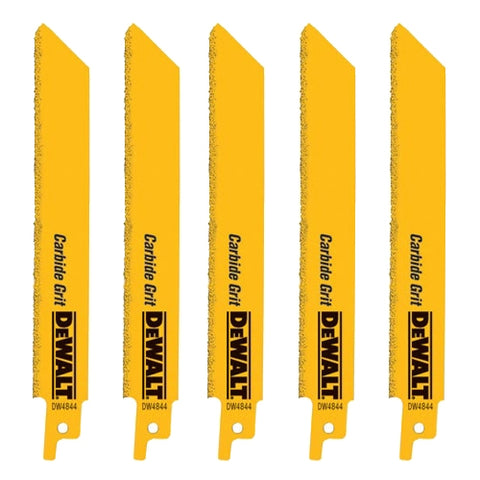 Dewalt Dw4843 8 Carbide-Coated Reciprocating Saw Blade (5 Pack) - Ace Tool Group - DeWalt