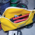 Klein 5539LYEL Canvas Bag with Zipper, Large Yellow - Ace Tool Group - Klein