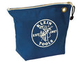 Klein Tools 5539BLU Canvas Zipper Bag, Consumables, Bl - Ace Tool Group - Klein