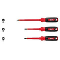 Milwaukee 48-22-2202 3 PC 1000V Insulated Screwdriver Set - Ace Tool Group - Milwaukee