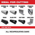 Milwaukee 48-00-5261 6 in. 7TPI The TORCH Cast Iron 5 Pack - Ace Tool Group - Milwaukee