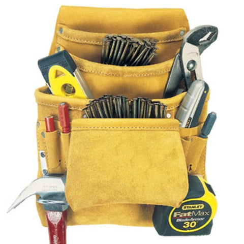 Clc I933 Nail & Tool Bag 10 Pocket Carpenter'S Nail & Tool Bag - Ace Tool Group - CLC