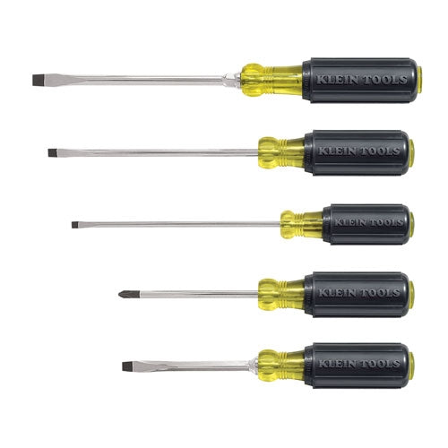 Klein Tools 85075 5-Piece Cushion-Grip Screwdriver Set - Ace Tool Group - Klein