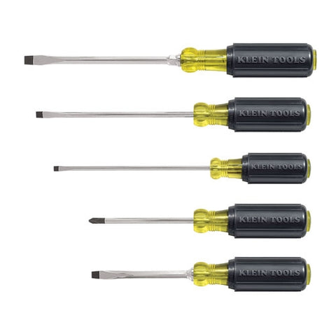 Klein Tools 85075 5-Piece Cushion-Grip Screwdriver Set - Ace Tool Group - Klein