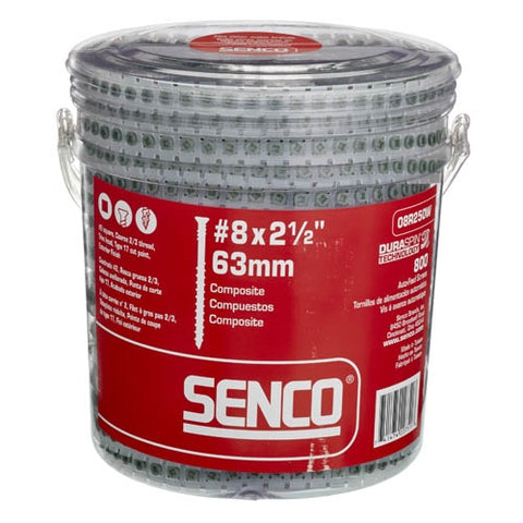 Senco 08R250W Composite Decking Collated Screws - Ace Tool Group - Senco