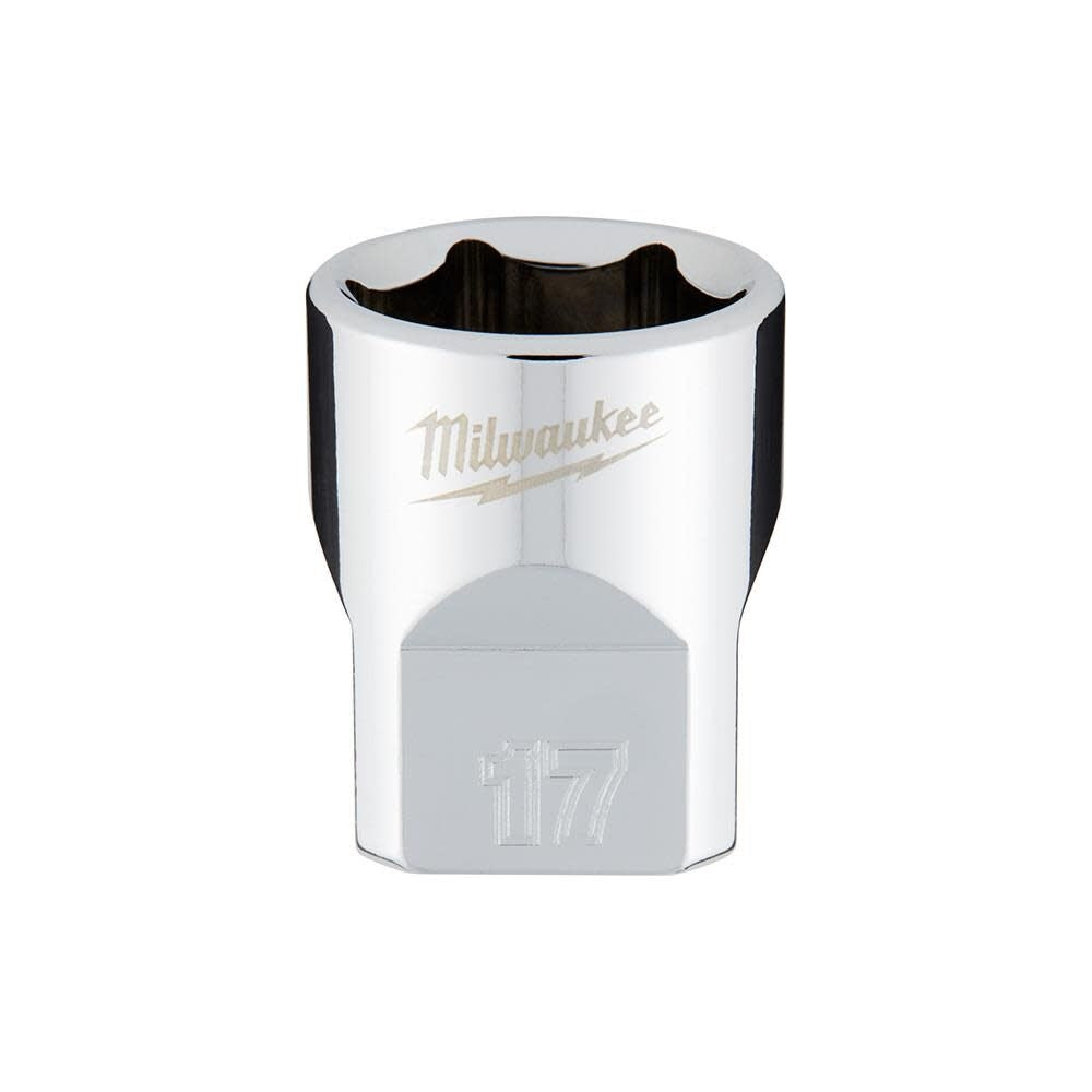 Milwaukee 45-34-9087 3/8 in. Drive 17mm Metric 6-Point Socket - Ace Tool Group - Milwaukee