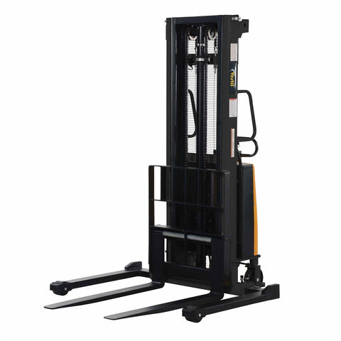 Vestil SL-118-AA Adjustable Stacker W/Powered Lift 118 In - Ace Tool Group - Vestil