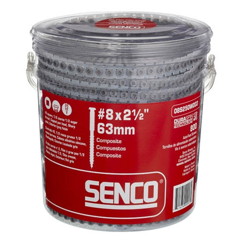 Senco 08S250W003 Composite Decking Screws - Ace Tool Group - Senco