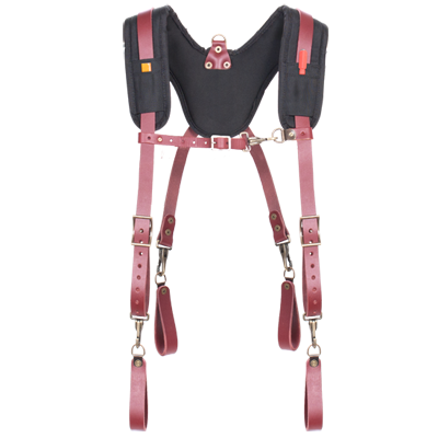 CLC 21522 FULLY-ADJUSTABLE, PADDED YOKE LEATHER SUSPENDERS - Ace Tool Group - CLC