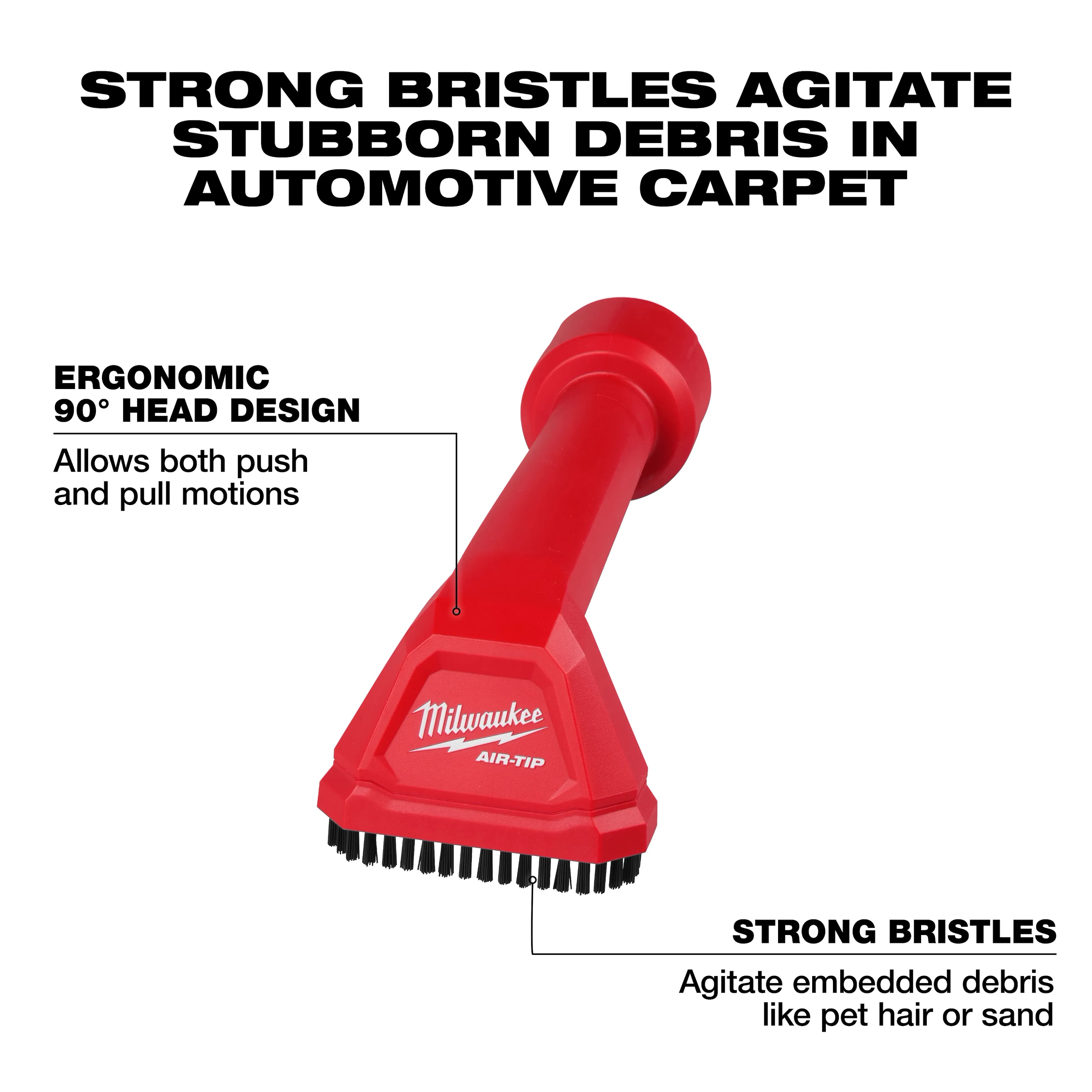 Milwaukee 49-90-2043 AIR-TIP™ Automotive Detail Brush - Ace Tool Group - Ace Tool Group