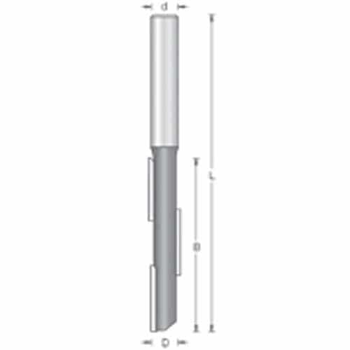Amana Tool 51325 Stagger Tooth 1/2 Diameter 6-1/4 Lg - Ace Tool Group - Amana Tool