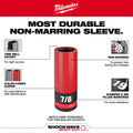Milwaukee 49-66-7833 SHOCKWAVE Impact Duty 1/2 Drive SAE & Metric 11PC Lug Nut Wheel Socket Set - Ace Tool Group - Milwaukee