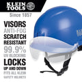 Klein VISORCLR Safety Helmet Visor, Clear - Ace Tool Group - Klein