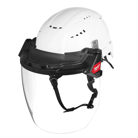 BOLT Gasketed Full Face Shield - Clear Dual Coat Lens (Compatible with Milwaukee 48-73-1422 ® BOLT Safety Helmets & BOLT Hard Hats)