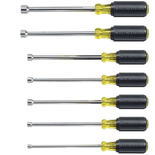 Klein Tools 647 7-Piece Nut Driver Set  - 6'' Shafts - Ace Tool Group - Klein