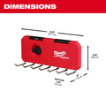 Milwaukee 48-22-8328 PACKOUT  7-Hook Rack 5 Pack - Ace Tool Group - Milwaukee
