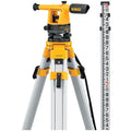 Dewalt Dw090Pk 20X Builders Level Package - Includes Tripod, Grade Rod, Plumb Bob, Kit Box - Ace Tool Group - DeWalt