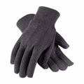 PIP 95-806 Jersey Glove, Brown, Economy Weight, Clute Pattern, Knitwrist -12 Pack - Ace Tool Group - Protective Industrial Products