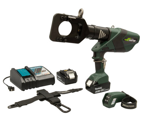 Greenlee ESG65LXR11 65mm Gator Guillotine Remote Cable Cutter, 120V Charger - Ace Tool Group - Greenlee